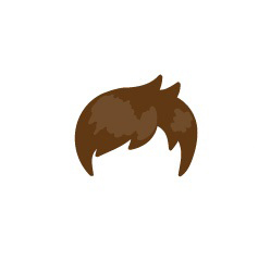 Image showing avatar hair with options: spiky, short, regular_front
